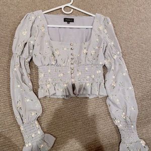 Revolve Crop top Majorelle size XXS